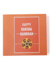 YouBella Rakhi and Greeting Card Combo for Brother (Multi-Colour) (YBRK_78)